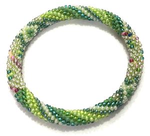 Pulseras de moda de estilo hip hop para niños con cuentas de cristal en forma de borla de colores con longitud flexible para ocasiones de regalo - Product Image 3