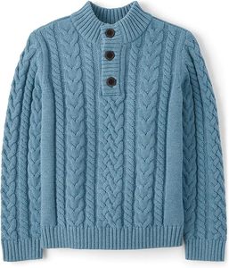 Mùa đông mùa thu dài tay áo Cáp nặng đan tùy chỉnh bé trai LEN/Acrylic Áo Thun Dày Đan Áo len giản dị - Product Image 1