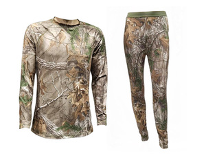 Cálido traje de camuflaje Softshell de invierno naranja Blaze de una pieza para caza al aire libre senderismo impermeable transpirable estampado frondoso - Product Image 6