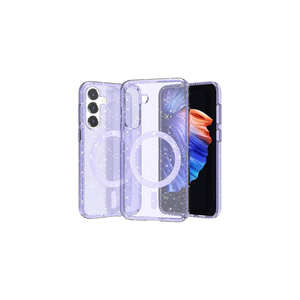 Coque de protection en silicone souple transparente et brillante pour Samsung Galaxy S23 FE, compatible Magsafe - Violet A53 5G - Product Image 1