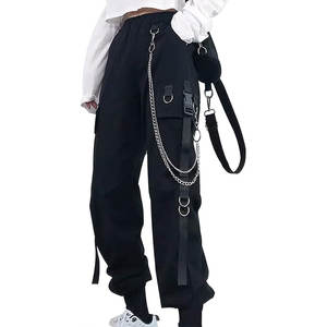 กางเกงคาร์โก้ผู้ชาย ระบายอากาศ น้ำหนักเบา กันลม แห้งเร็ว เอวยางยืด สีแฟชั่นตามสั่ง ผ้าฝ้าย 100% - Product Image 1