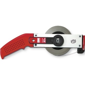 Cinta Métrica Ergoline de 30 Metros, Ancho de 13 mm, Unidades en mm/cm, EC II, Aluminio Blanco, Acero, Cinta Métrica BMI - Product Image 1