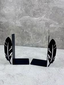 Wholesale Rate Decorative Metal Golden Bookends Holder Heavy Duty Iron <b>Book</b> Stopper High Standard Quality Customized Color - Product Image 4