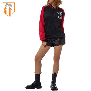 Veste universitaire pour femme personnalisée avec impression Winter Letterman, imperméable, coupe-vent, respirante, en polaire, de haute qualité - Product Image 3