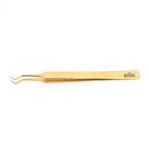 Pinzas Royal de Alta Precisión con Punta Serrada/Lisa/Dentada de 10 mm, Kit de Pinzas de Acero Inoxidable para Extensión de Pestañas y Cejas - Product Image 2