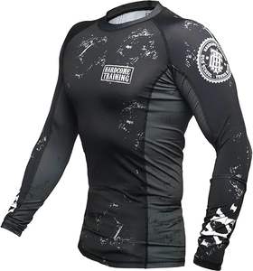 Rushguard personnalisé Rash Guard entièrement sublimation BJJ vêtements d'arts martiaux personnalisés pour l'entraînement et la compétition - Product Image 4