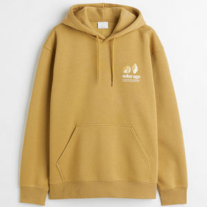 Moda 100% sudadera de algodón sudaderas con capucha de diferentes colores 350 GSM 100% Heavy Fleece manga Regular sudaderas con capucha de gran tamaño - Product Image 1