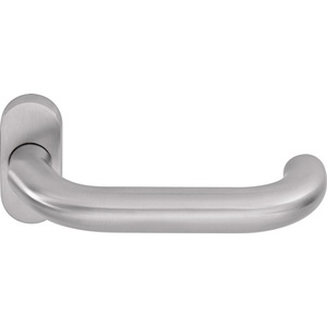 Fire-Resistant <b>Push</b>-<b>Button</b> Handle 8100V FS/6621 ER Stainless Steel F1 Angled Square 9mm OGRO - Product Image 1