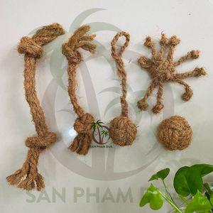 Top Trending Product 2024 Coconut Chew <b>Ball</b> Coconut Rope <b>Ball</b> with Coconut Coir <b>Ball</b> Favorite Pet Toy Cheap Price Coco Eco Brand - Product Image 5