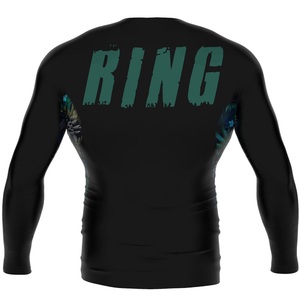 Chemise de compression personnalisée à manches longues Logo de surf Mma Bjj Rashguards de Jiu Jitsu sublimés Concevez votre propre Rash Guard personnalisé - Product Image 3