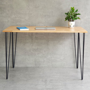 Simple 120x60cm Gaming <b>Desk</b> with Powder-Coated Hairpin Steel Legs and <b>Shelf</b> for Home Office or Living Room SPD68011 - Product Image 6
