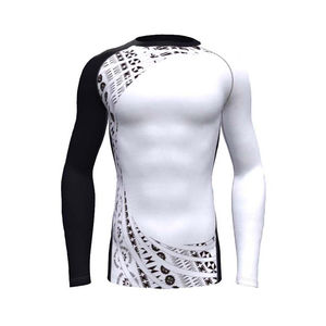 เสื้อรัดกล้ามเนื้อแบบระบายอากาศได้ดี เป็นมิตรกับสิ่งแวดล้อม ผลิตจากผ้าสแปนเด็กซ์ สำหรับกีฬา MMA และออกกำลังกาย ทนทาน รับผลิตตามแบบ (OEM)  ความต้องการสูง มองเห็นได้ชัดเจน - Product Image 5