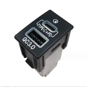 QC3.0 + PD USB + タイプC充電ソケットスイッチIsuzu用