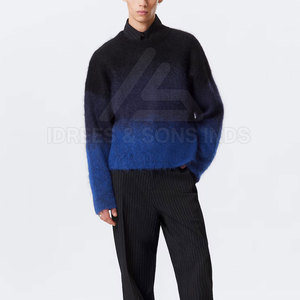 Prix de gros – Pull en mohair respirant de haute qualité pour homme, avec logo tricoté sur le devant, chaud pour l'hiver – Meilleures ventes en promotion - Product Image 3