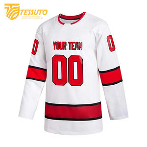 Jersey de hockey sobre hielo bordado personalizado servicio OEM 100% poliéster secado rápido Alta Calidad recién llegado - Product Image 5