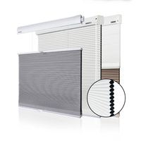 Persianas de Panal de Abeja de Diseño Moderno para Uso en Hoteles, Persianas de Panal de Abeja con Patrón de Apertura Horizontal