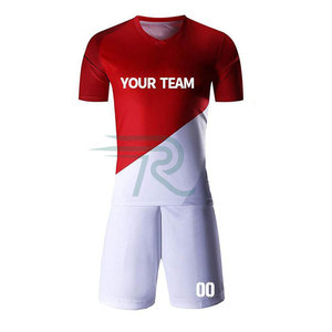 Shorts de football Razorts International 100% polyester, taille élastique, respirant, séchage rapide, ensemble de maillots de football personnalisés pour hommes - Product Image 1