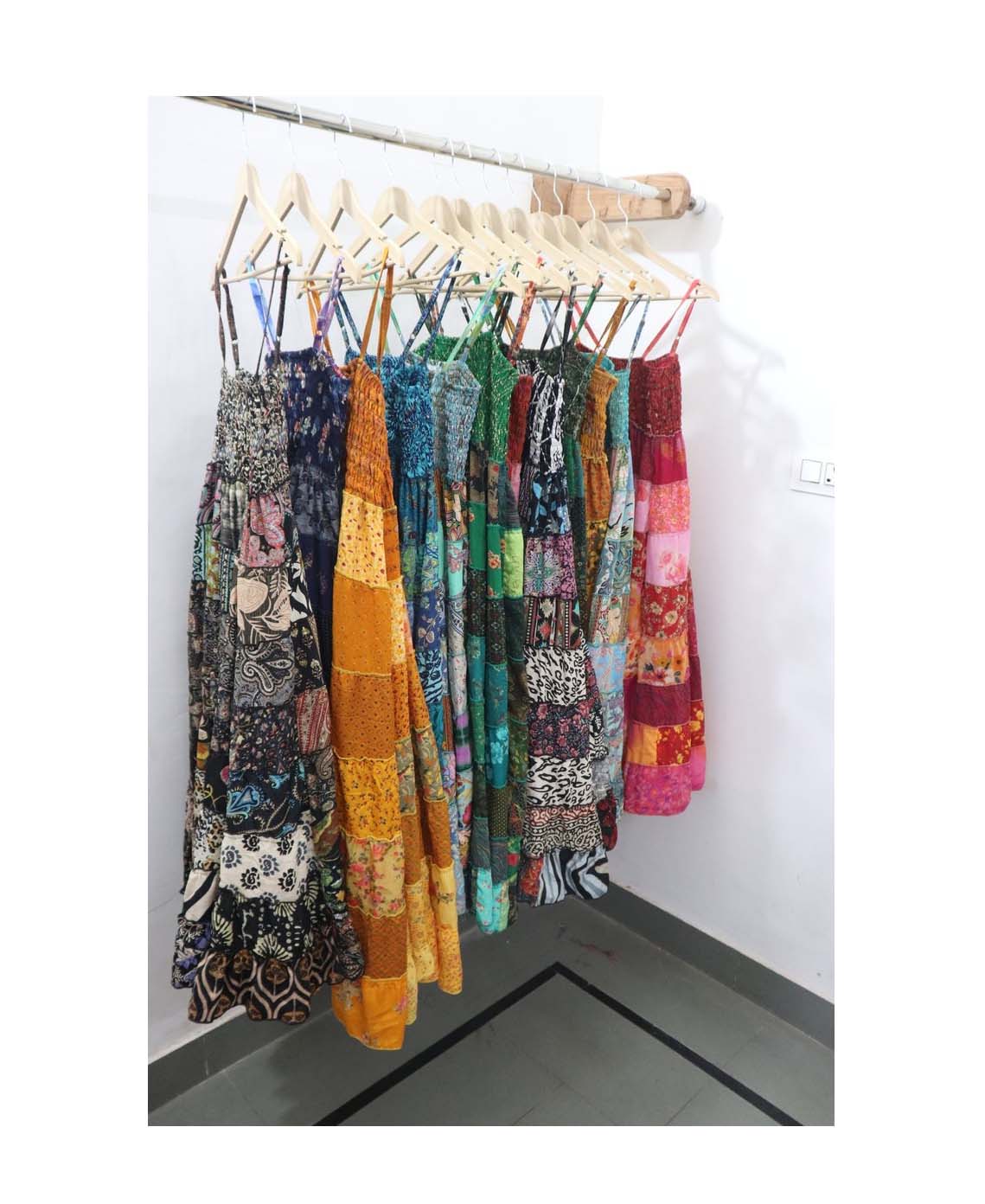 chinese dress ladies Say It’s Spring Silk Dress – Boho Hippie Bell Sleeve Dress | 70% Silk Blend main image 0