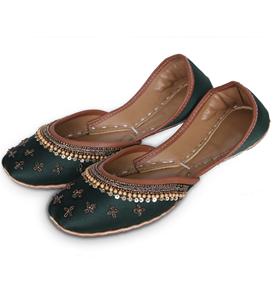 Custom Design High Fashion Anti-Slip Footwear Fancy Khussa Shoes Punjabi Jutti <b>Slippers</b> Flat Flip Flop Indoor Khussa for Females - Product Image 3