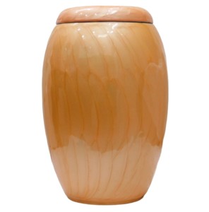 Orange Color Enamel <b>Paint</b> <b>Aluminium</b> Adult Cremation Urns High Quality Metal Funeral Urns For Human Ashes . - Product Image 1