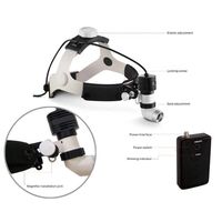 PHARE CHIRURGICAL 5W PHARE ENT DENTAIRE LED PHARE BATTERIE SUPPLÉMENTAIRE CARRY CASE ..