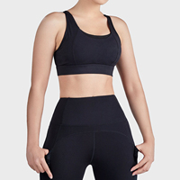 Soutien-gorge de sport pour femmes en gros, vêtements de sport pour la salle de sport, soutien-gorge de sport respirant pour femmes, dos croisé, soutien élevé, yoga