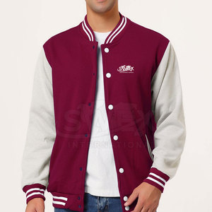 Nuevo diseño Color sólido Hombres Letterman Chaqueta de invierno Streetwear Ropa de abrigo Letterman Chaqueta de invierno para hombres - Product Image 2