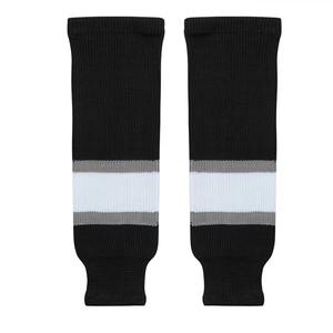Chaussettes de hockey sur glace en polyester 100% personnalisées en gros, couleur et taille personnalisées, séchage rapide, antibactériennes, logo personnalisé, unisexe, adulte - Product Image 1