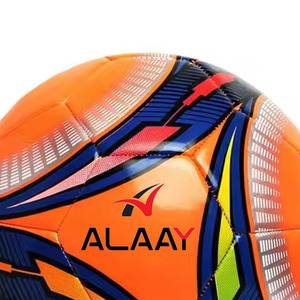 Alaay Promotion Ballon de football Taille 5 Ballon de football en cuir Produit en usine Logo personnalisé Taille 5/4/3/2 Ballon de football - Product Image 6