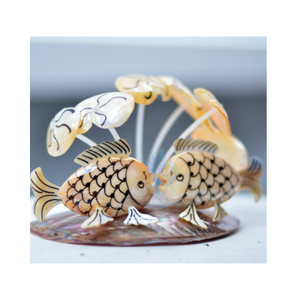 Vietnam Custom Eco-Friendly <b>Wooden</b> Seashell Animal Sculpture Toys for Home Wall Decor - Product Image 2