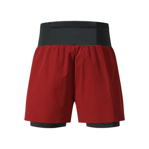 Pantalones cortos para correr de poliéster para hombre Pantalones cortos para deportes al aire libre con bolsillos con cremallera 2 en 1 DesignDDP envío - Product Image 3