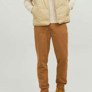 Pantalon 100% coton pour hommes, léger et décontracté, taille moyenne élastique et poches latérales pour un usage quotidien et de bureau Service OEM disponible - Product Image 5