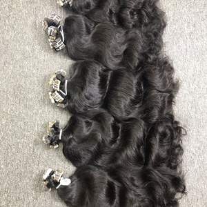 Meilleure vente 100% extensions de cheveux crus vietnamiens en gros Machine à ruban adhésif de style ondulé naturel Double trame Meilleure vente - Product Image 6