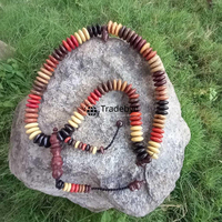 Tasbih Mala en bois poli de style ange, écologique, islamique, tendance, perles de prière naturelles pour la méditation et le culte par Tradebyd