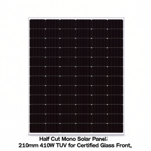 Panneau solaire monocristallin demi-coupé 210 mm 410 W TUV certifié avec face en verre - Product Image 2