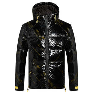 Veste matelassée d'hiver aux meilleurs prix personnalisée nouveau design sur pied coupe-vent en toile enduite pour usage extérieur OEM - Product Image 3