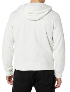 Sweat à capuche unisexe en coton 100% 430 g/m² avec logo personnalisé sur le devant, doublure en polaire, respirant, coupe ample, décontracté pour l'hiver - Product Image 4