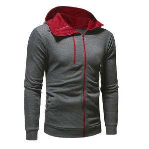 Vente en gros à fermeture éclair ODM/OEM Sweats à capuche grande taille pour hommes sweat à capuche avec fermeture éclair et logo personnalisés pour homme - Product Image 3