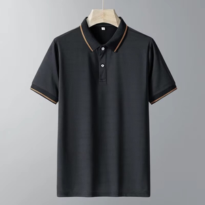 Golf uni pour chemise Logo personnalisé vierge de haute qualité séchage rapide 100% polyester tricoté à manches courtes été entraînement en plein air tour - Product Image 5