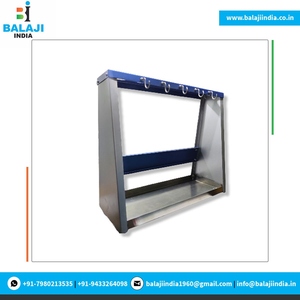 Support de viscosimètre enduit de poudre en acier doux durable avec 6 supports de tubes en verre conformes à la norme ASTM pour les tests transparents d'huile et de liquide - Product Image 2