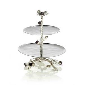 Metal Sustainable 3 Layer Glass <b>Cake</b> Stands Round <b>Cake</b> Stand for <b>Wedding</b> Party - Product Image 4