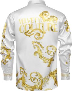 Wholesale Custom Logo Button High Quality Classic Style Polyester Solid Color <b>Long</b> <b>Sleeve</b> Business Casual <b>Men's</b> <b>White</b> <b>Shirt</b> - Product Image 2