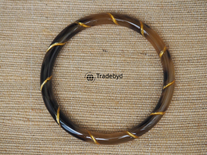 Brazaletes de Cuerno Artesanales Premium, Joyería de Moda Unisex Hecha a Mano Natural, Regalo Tradebyd - Product Image 3