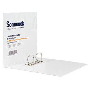 Carpeta de Anillas Soennecken Extra Ancha de 62 mm DIN A4, 2 Anillas, Mecanismo en D, Polipropileno Blanco para Presentaciones - Product Image 2