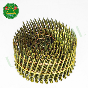 2 Inch Industrial Coil <b>Nails</b> 9000pcs Checkered Head Styles Screw Shank for Pallet Manufacturing Free Samples from Vietnam - Product Image 2