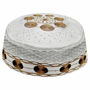 Gorra de oración negra transpirable de moda superior 2024, diseño OEM personalizado, Topi islámico en blanco elástico cómodo para uso al aire libre/informal - Product Image 5