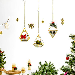 Balcón colgante decorativo moderno creativo artesanía de cristal terrario florero de cristal para decoración del hogar - Product Image 5