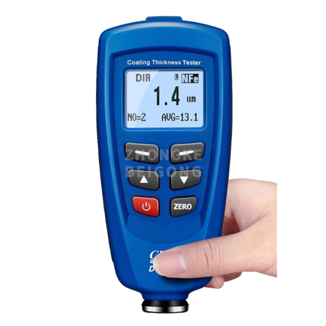 Electronic Coating Thickness Gauges with Magnetic Induction/Vortex Technology for Non-Magnetic Coatings on Steel 1 Year Warranty