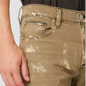 กางเกงยีนส์สกินนี่วินเทจสำหรับผู้ชายกางเกงยีนส์ขาดอินเทรนด์พร้อมสีซีดเหมาะสำหรับลุคในเมืองทุกวัน - Product Image 4