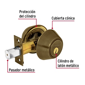 4 catenaccio chiave in ottone antico, chiave tradizionale, HERMEX - Product Image 5